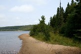 ON20150130 Lake of Two Rivers east beach, Algonquin Provincial Park